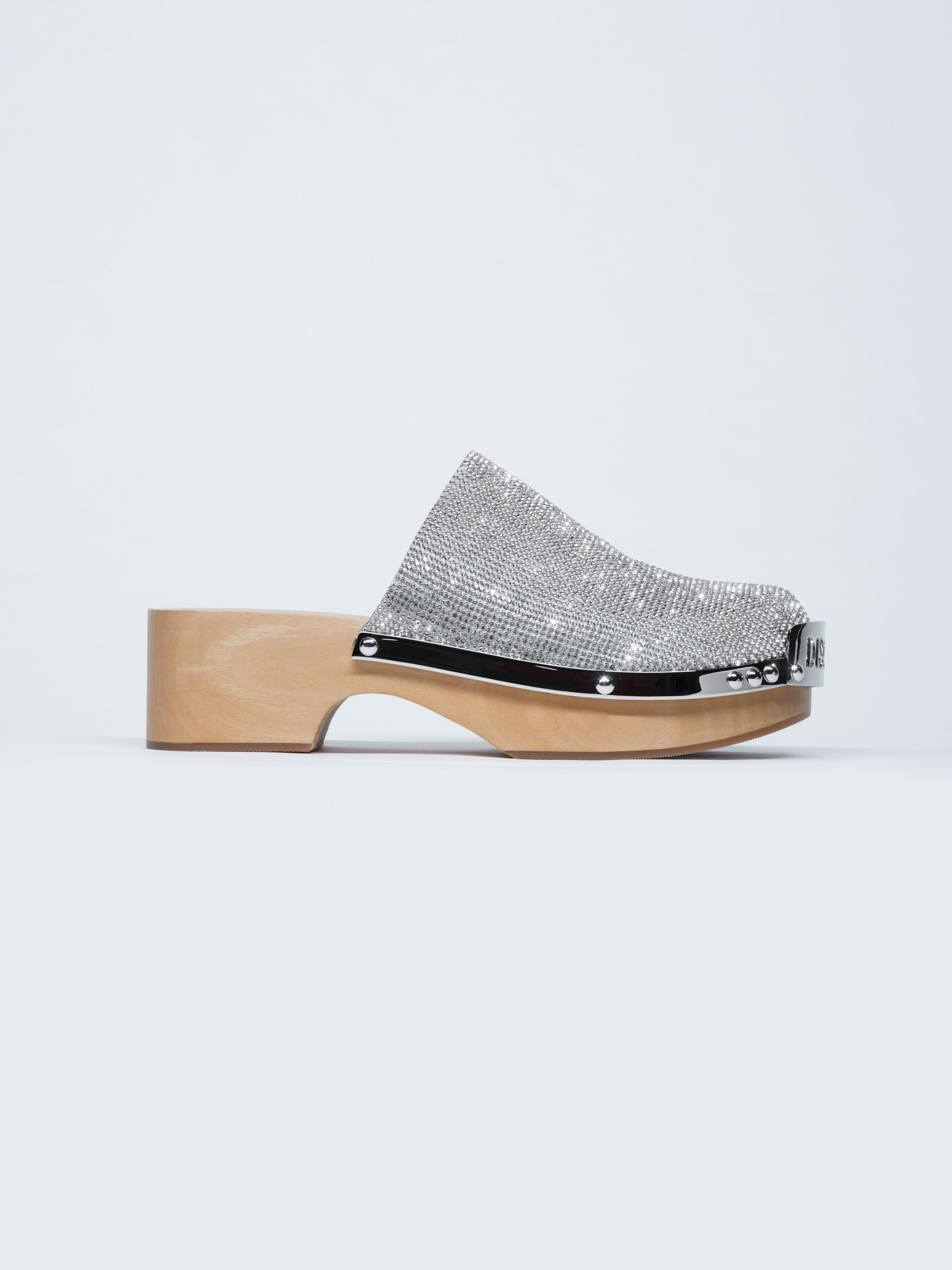 Silver Platform Clogs - Preorder